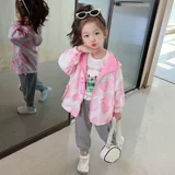 Куртка, осеннее детское термобелье с капюшоном, в западном стиле, осенняя, популярно в интернете