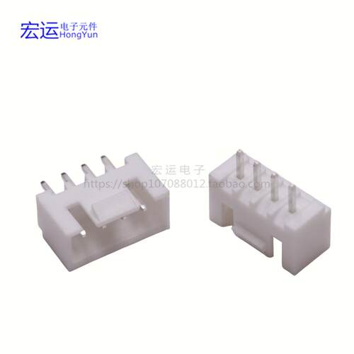 XHB2.54mm带扣直针 单排带勾 插件 XHB-2A 3P6P8P10P12P16P 插座 - 图1