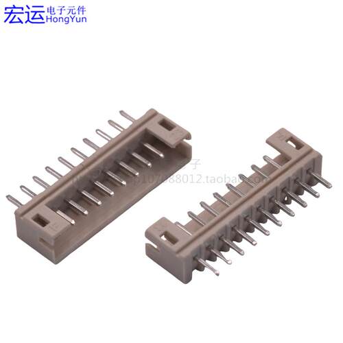 PH2.0耐高温插座 2.0直针 PH-2A 3A 4P 16P米色母座2.0mm阻燃插座 - 图3