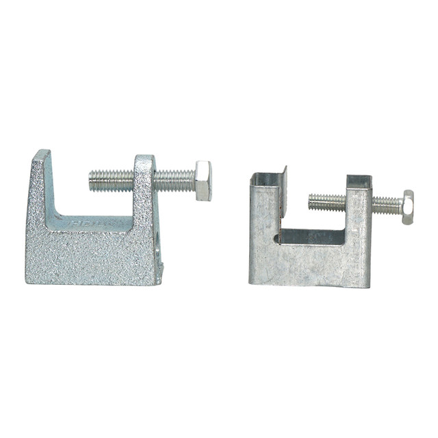 Galvanized cast iron tiger card tube card C-shaped steel hanging parts