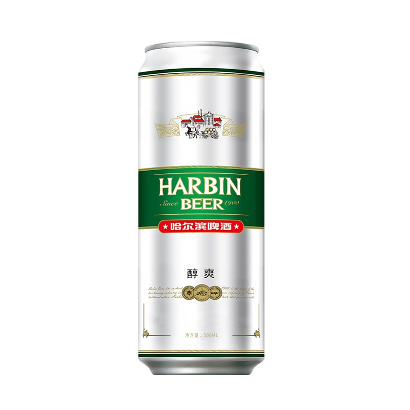 哈尔滨啤酒HARBIN醇爽聚会休闲 500mL*12罐【补贴下拉详情-D】 - 图2