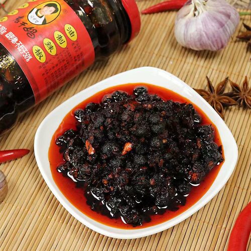 老干妈风味豆豉280g辣椒拌饭酱辣椒酱香辣菜下饭酱 - 图2