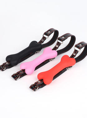 【性空山】狗骨头造型个性硅胶项圈