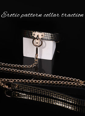 性空山*花纹项圈女颈带链子choker牵引绳颈圈颈环项链脖圈高级感
