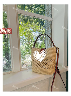 ce家水桶包louise真皮肩带包包DIY钩织材料包钩针配件