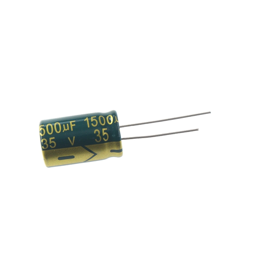 10只 电解电容 35V 1500UF 35V1500UF 13*21 - 图0