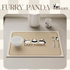Cute Panda Kitchen Diatom Mud Draining Mat