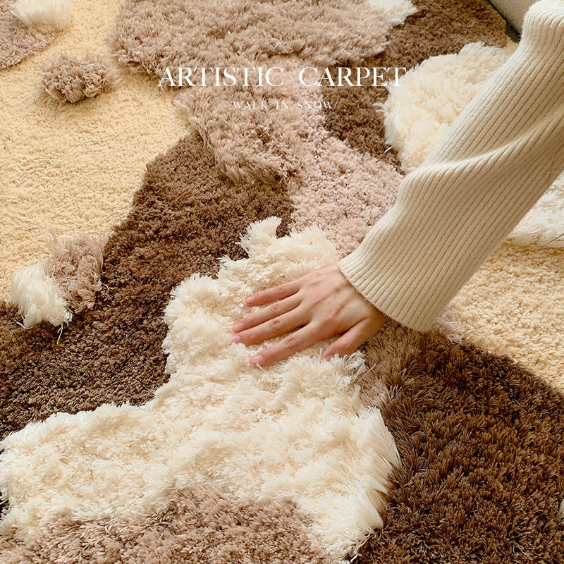 Bedroom room bedside blanket living room sofa carpet
