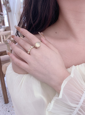 冷淡风日系轻奢潮开口时尚设计感