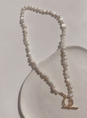 天然珍珠项链女2022年新款潮小众