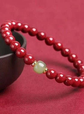 送礼情侣款闺蜜手链饰品和田玉