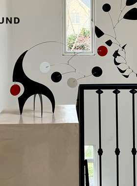 桌面艺术动态平衡杆雕塑装饰摆件