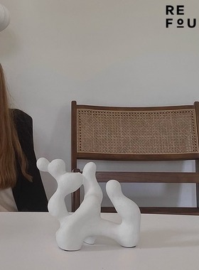 欧式艺术珊瑚形哑光陶瓷装饰摆件