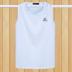 Áo vest nam thấm mồ hôi XL mùa hè mỏng phần thể thao cotton đáy quần thoáng khí không tay rộng - Áo vest cotton áo khoác mùa đông nam hàn quốc Áo vest cotton
