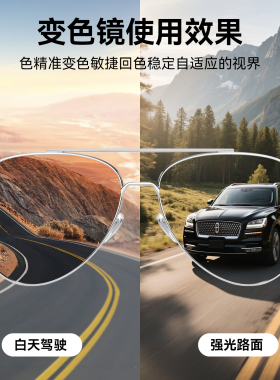 佐森户外双梁变色偏光UV400墨镜