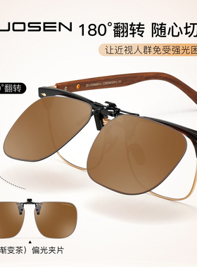 近视专属墨镜夹片偏光防眩光