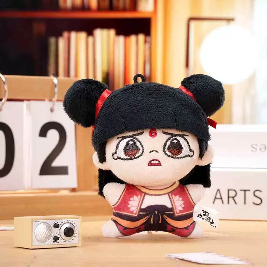 哪吒之魔童闹海哪吒系列毛绒挂件盲盒电影周边公仔玩偶摆件