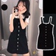 Đầm quây vừa vặn Đầm suông HM & ZQRQ2019 mùa hè mới đầm nữ 0662230 Váy denim 0681179 - váy đầm áo đầm trung niên váy đầm