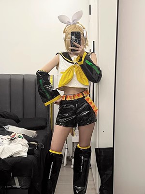 动漫之家 镜音双子 姐姐 鏡音鈴 RIN 公式服 假发  COS服装 - 图2