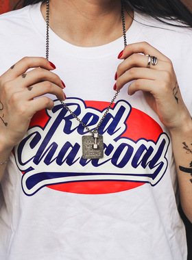 波西米亚风健身哑铃方牌刻字项链