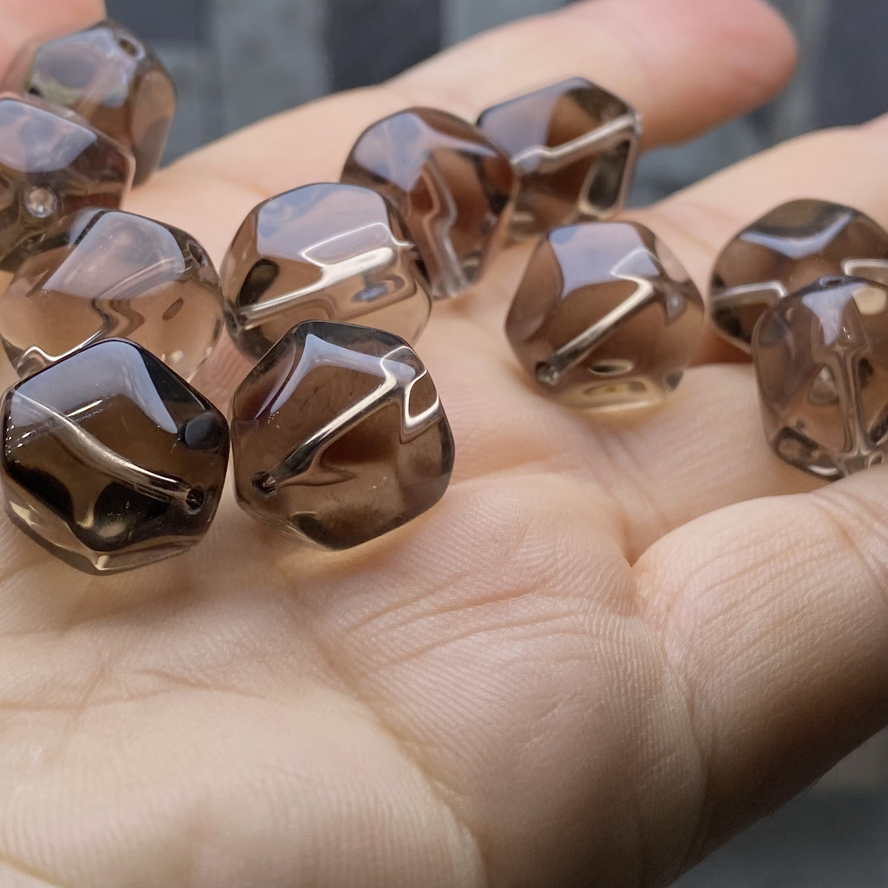 天然茶水晶随形散珠子手串不规则手链项链diy编手工配件配饰饰品,淘宝优惠券,粉丝福利购,淘宝优惠卷