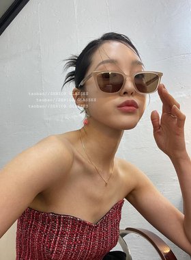 复古风时髦精中性太阳镜防紫外线