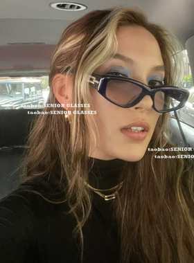 未来高级感韩版猫眼中性墨镜