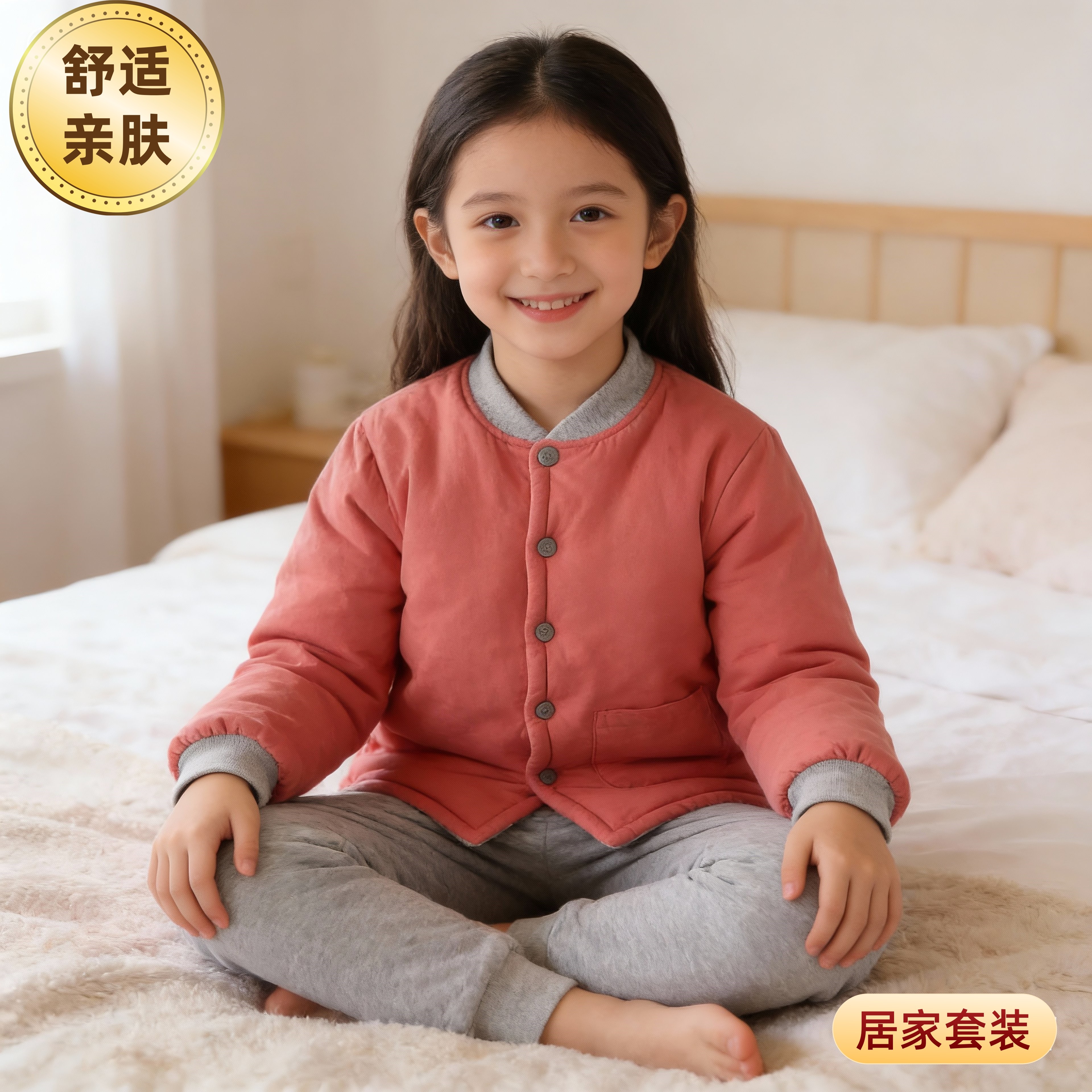 纯棉花儿童棉袄棉裤套装校服神器内胆男童女童手工纯棉花棉衣棉服,淘宝优惠券,粉丝福利购,淘宝优惠卷