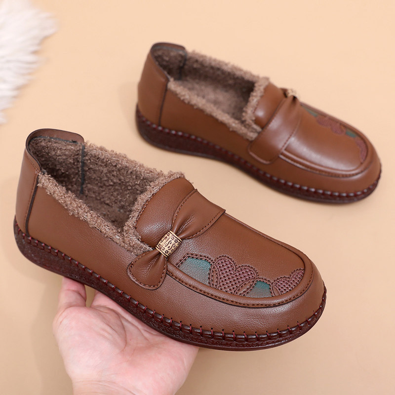 冬季棉鞋女妈妈鞋加绒保暖新款老北京布鞋舒适防滑平底中老年棉靴,淘宝优惠券,粉丝福利购,淘宝优惠卷