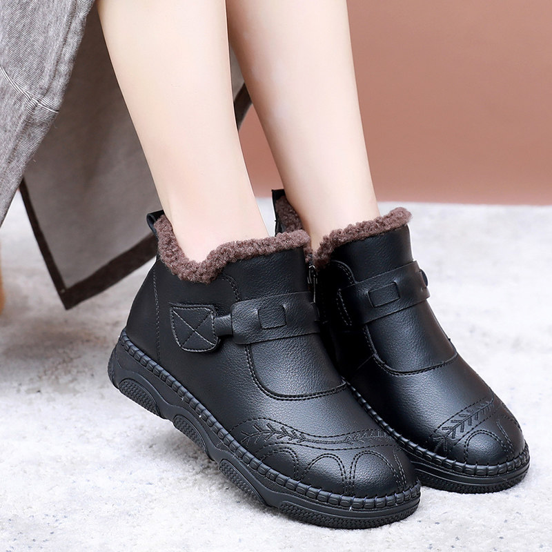 冬季保暖妈妈鞋高帮加厚老北京布鞋女舒适轻便防滑中老年休闲棉靴,淘宝优惠券,粉丝福利购,淘宝优惠卷