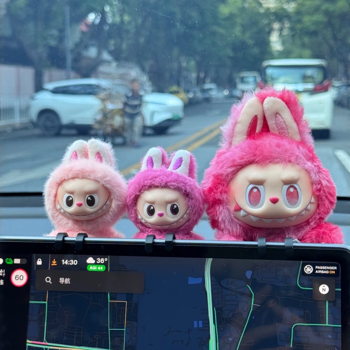 labubu4.0车载屏幕固定支架mini4代拉布布显示屏挂钩摆件电脑装饰,淘宝优惠券,粉丝福利购,淘宝优惠卷