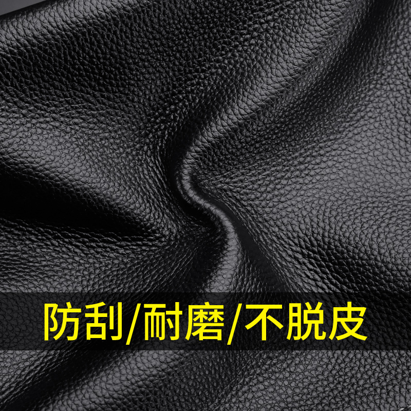 七匹狼振轩专卖店七匹狼真皮男包手提包商务休闲公文包横款头层牛皮男士单肩斜挎包3