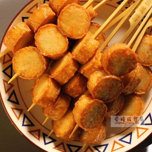 鼎味泰 鱼芙蓉10串关东煮食材热卖墨鱼丸串豆捞火锅麻辣烫商罗森 - 图2