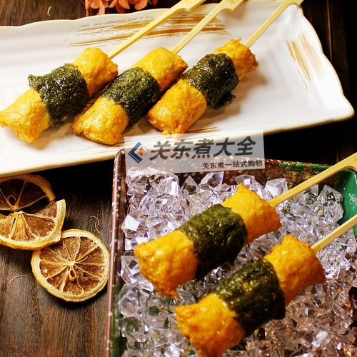 海苔鸡肉棒10串 商用关东煮串食材日韩煮物底料大包装丸豆捞 - 图2