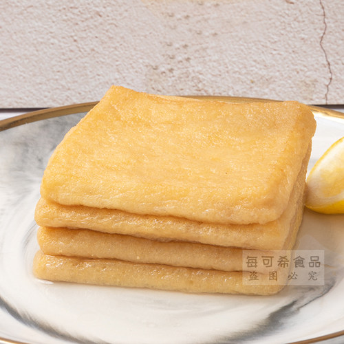 油炸豆腐片30个金穗  油扬风琴串关东煮豆日韩煮物福袋年糕糯 - 图2