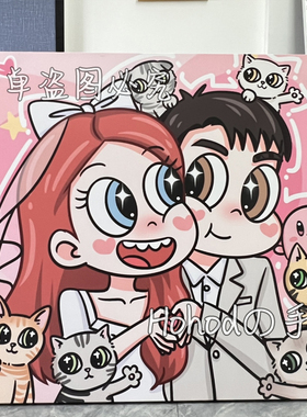 星蝶公主风情侣定制装饰画