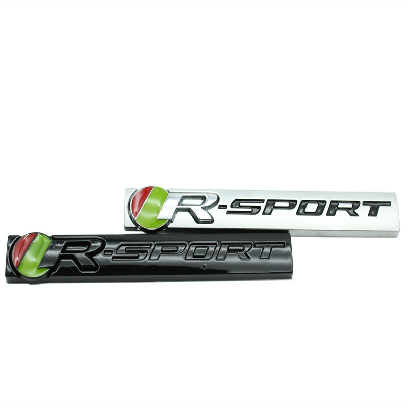 适用捷豹R标sport车标 XF XJL XE L F-PAC改装后尾标车身运动侧标
