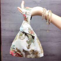 Day style and style knot cloth bag bracelet wrist bag Bend Mobile Phone Key Zero Wallet Hand 100 Hitch carrying bag