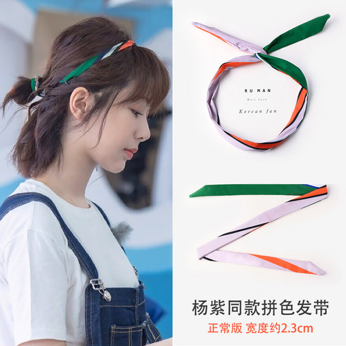韩国头饰交叉打结铁丝发带女网红绑发箍甜美仙女森系超仙发饰头饰 - 图1