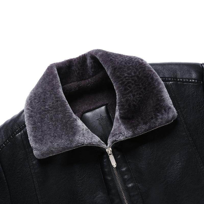 真皮皮衣男士夹克海宁潮皮草冬季加绒加厚绵羊皮大码皮毛一体外套,淘宝优惠券,粉丝福利购,淘宝优惠卷