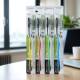 30 new bamboo charcoal toothbrushes with soft bristles for household male and female students and adult toothbrushes