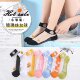 Spring and summer women's hollow daisy socks short socks invisible boat socks