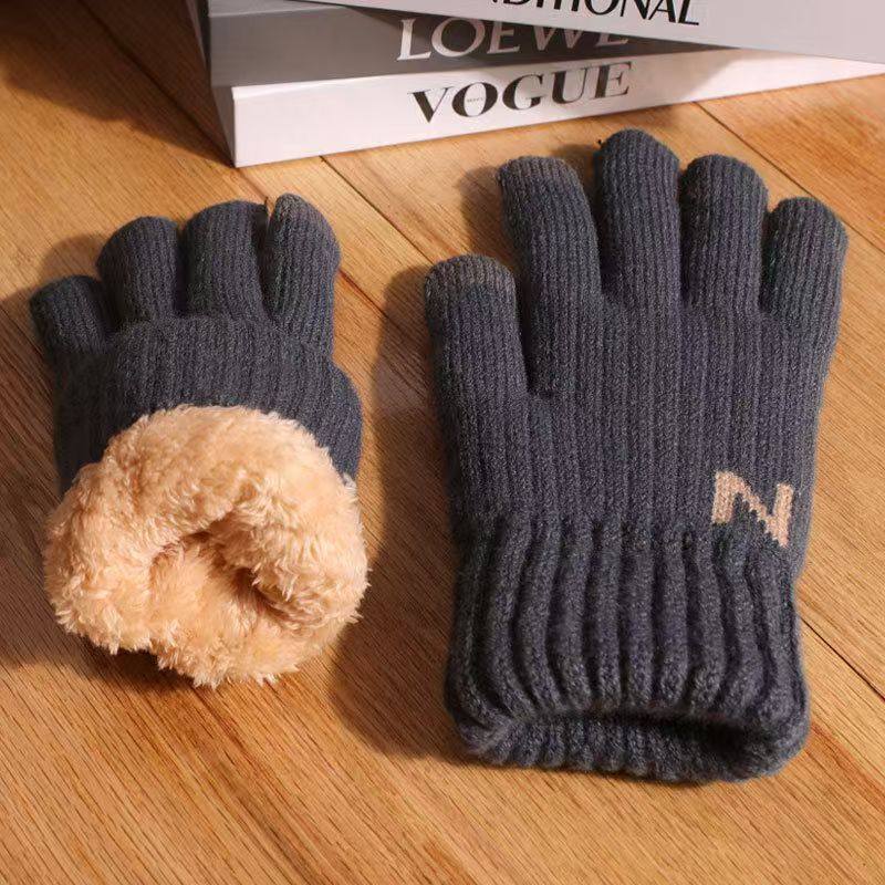 棉手套男冬季新款毛线触屏加绒加厚大童东北零下30度保暖手套冬天,淘宝优惠券,粉丝福利购,淘宝优惠卷