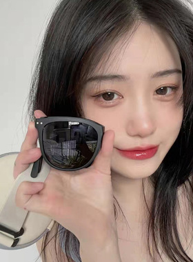 GM新款可折叠墨镜女可配男遮阳防晒太阳镜开车镜