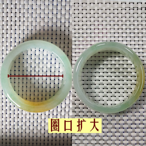 翡翠手镯抛光 玉镯扩大圈口改窄 磨薄改细 玉镯打磨 断镯改雕设计 - 图2
