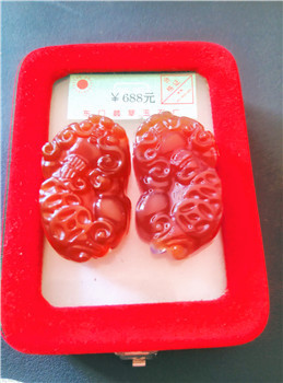 河南貔貅天然玛瑙吊坠