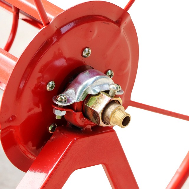 Agricultural high-pressure spray pipe winding rack