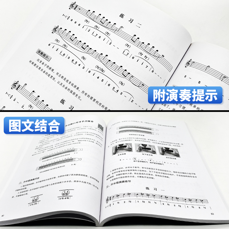 从零起步学半音阶口琴教程教学教材口琴自学教程书初学者成人入门零基础教程书籍自学流行歌曲演吹奏简乐谱集 - 图1