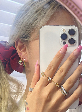 少女心丘比特开口戒指