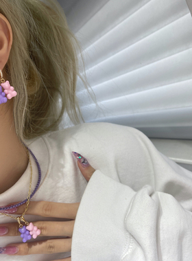 for angel / 可单独佩戴也可叠戴 俏皮可爱多色糖果色裸链